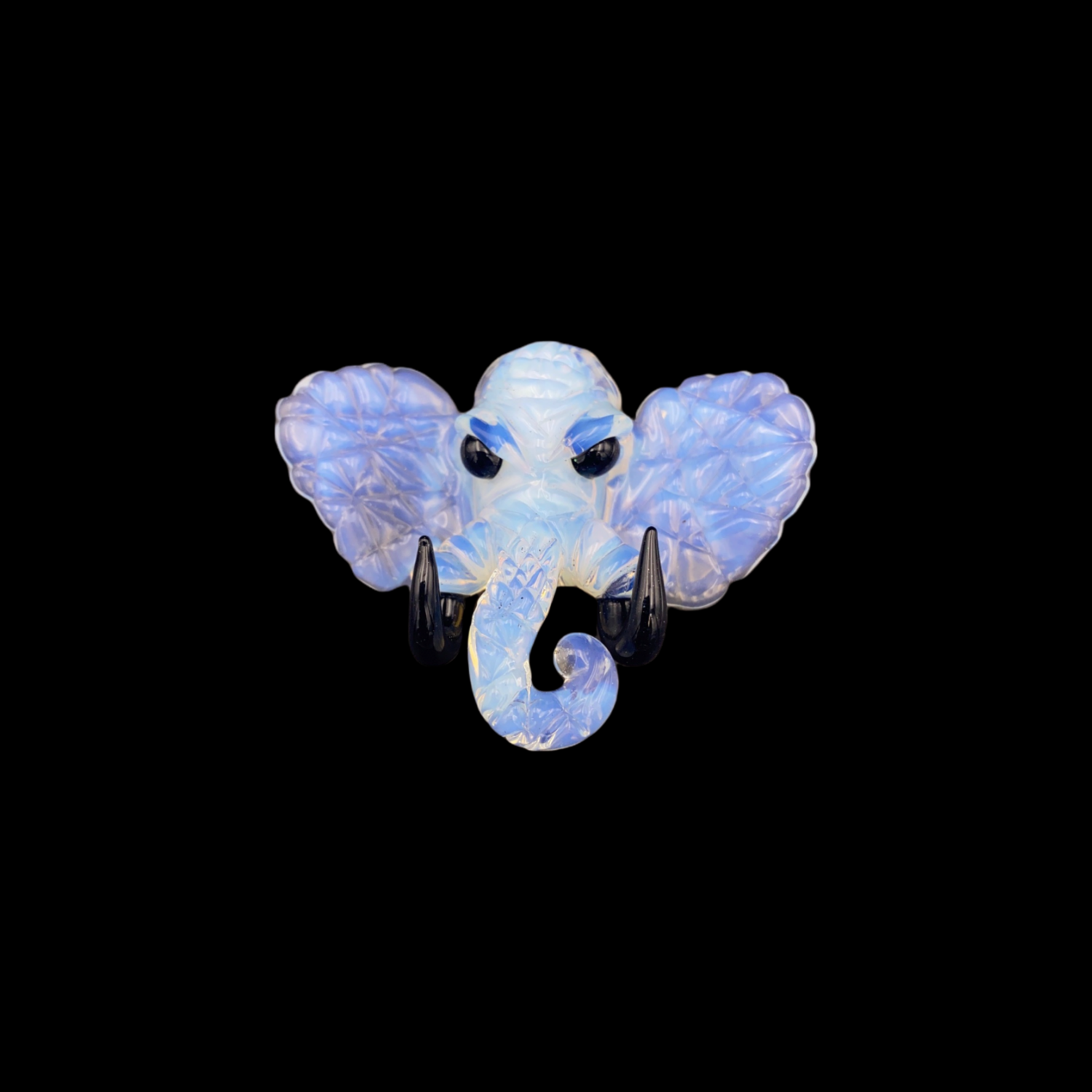 Obi Wook Glass (DE) Ghost Elephant Pendant