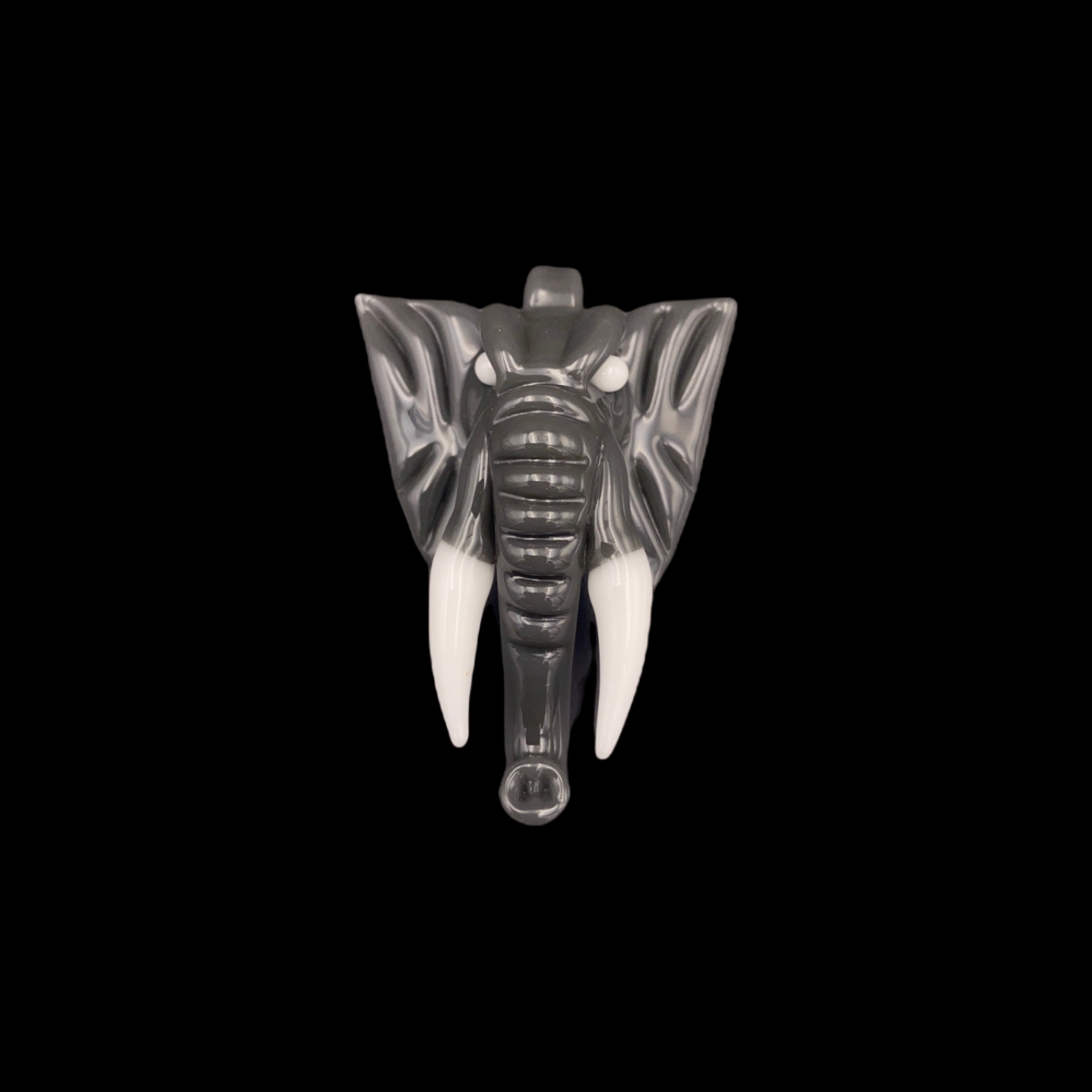Luff Glass (FL) Classic Elephant Pendant - Portland Gray