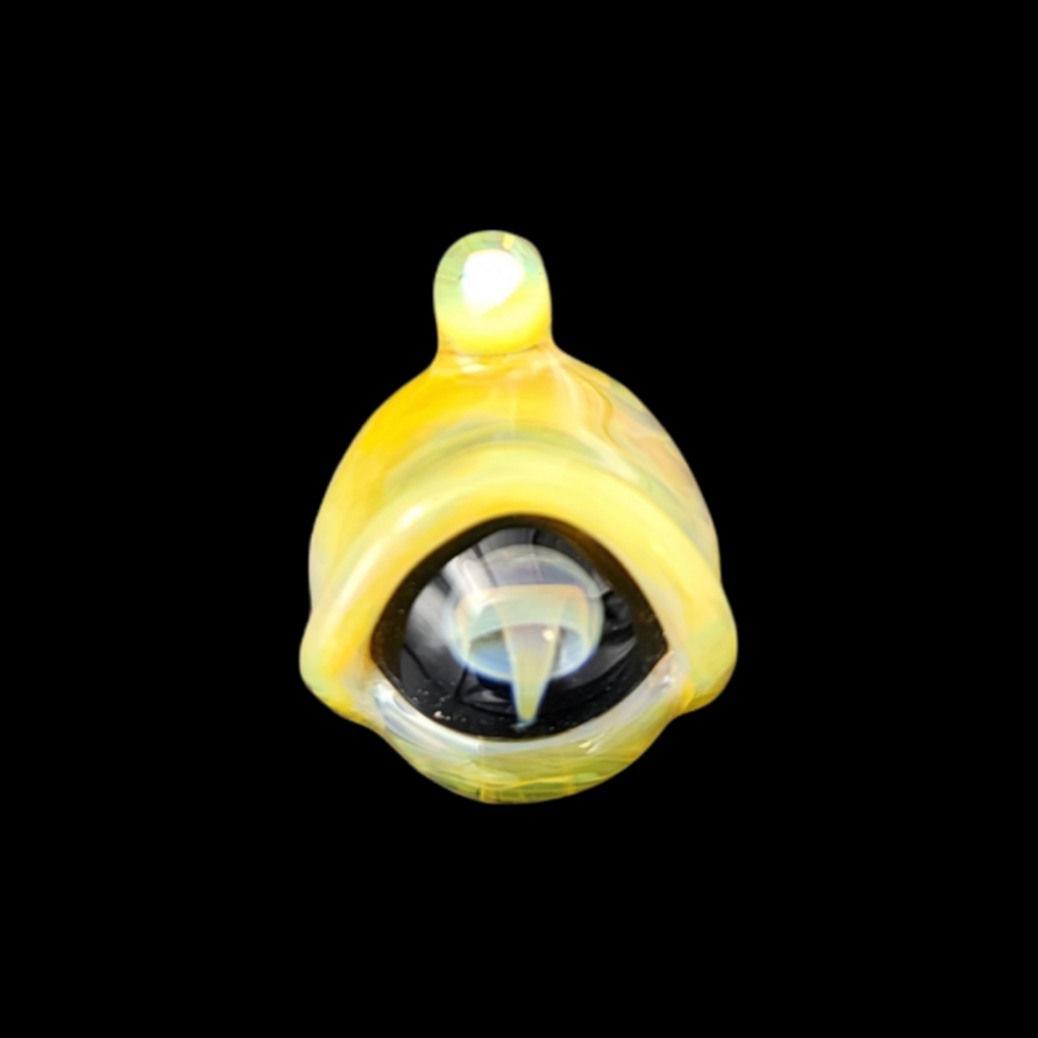 Obi Wook (DE) x CreepySpooky (FL) Eye Pendant - NS Yellow
