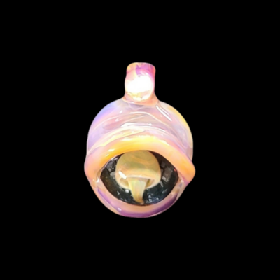 Obi Wook (DE) x CreepySpooky (FL) Eye Pendant - Amber Purple