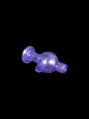 CreepySpooky Glass (FL) Bubble Cap - Lucy Over Purple Lollypop - A