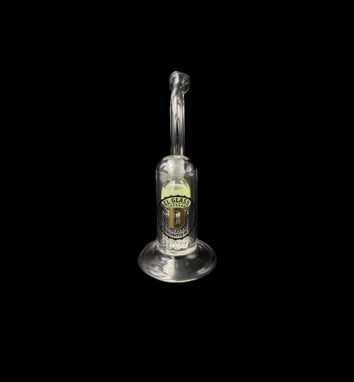Diesel Glass (FL) 44x4 Tree Perc Rig w/ Pastel Green Accent ( 49717 )