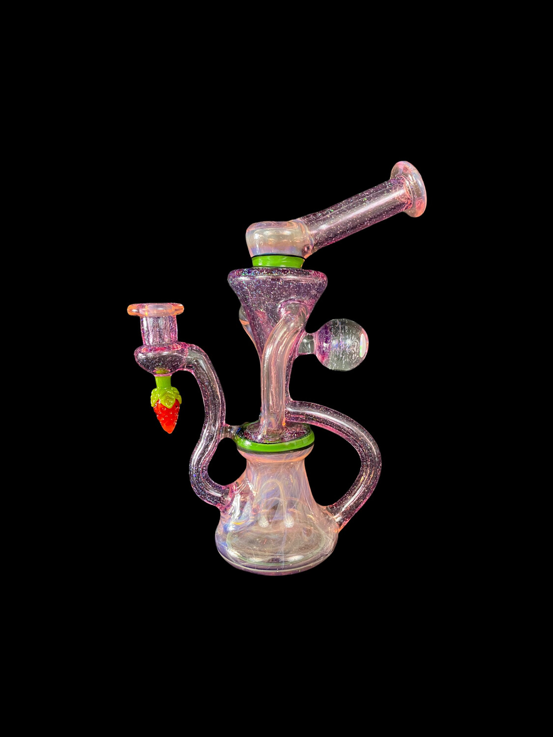 Strawberry Glass x Def Glass Silver Serum and Royal Jelly Crushed Opal Recycler