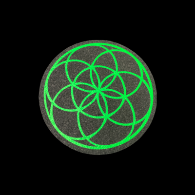 Moodmat 8' Circle - F - Neon Green