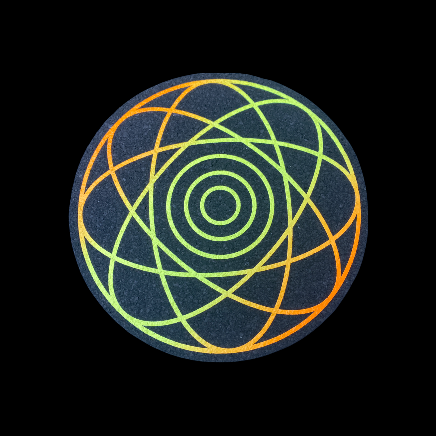MoodMat 12" Circle - A - Sunrise Nebula