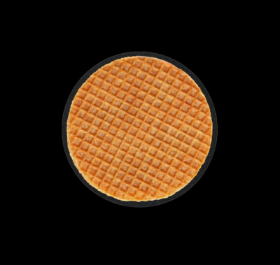 Moodmat 5' Circle - K - Stroop Waffle