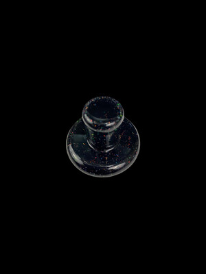 CreepySpooky Glass (FL) Slurper Cap - Crushed Opal Black