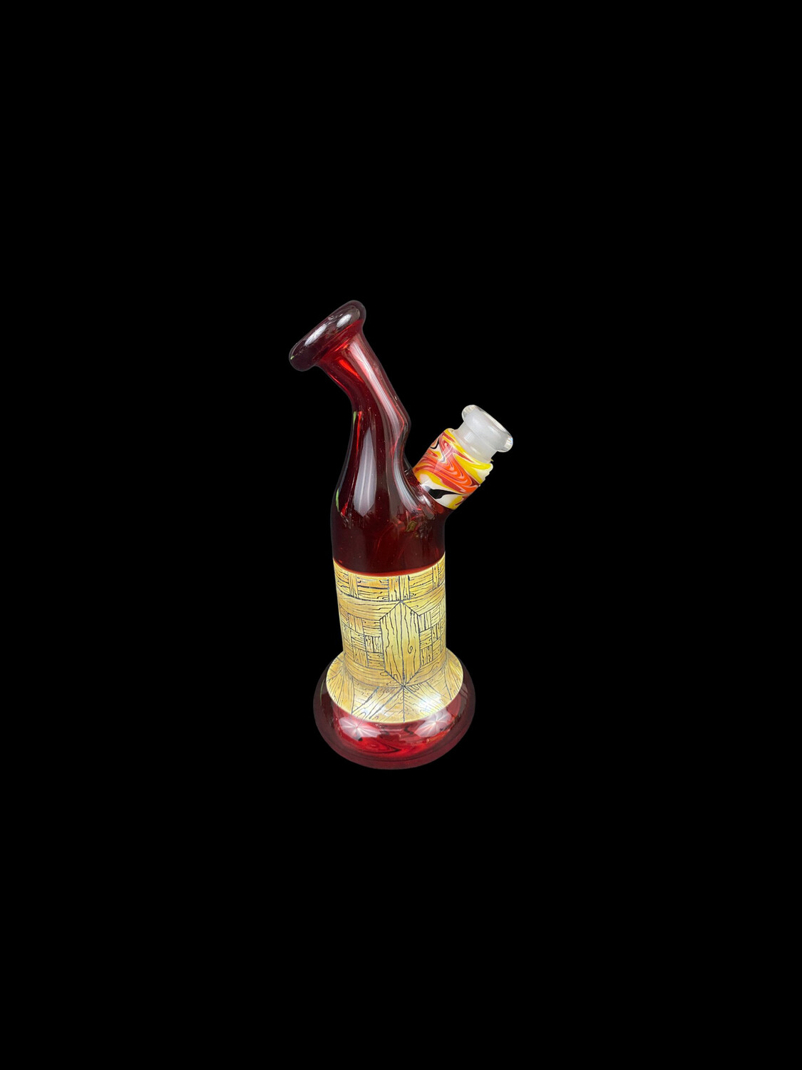 Sugarshack Glass (FL) - "Hoodgrain" Etched Rig