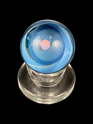 FL Heat - NFO Glass - Opal Coin Vortex Marble