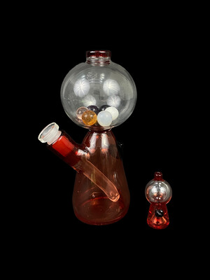 FL Heat - JSB Glass - Gumball Machine Rig w/ Pearls and Cap