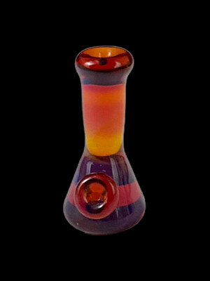 "WoB" - Coral's Glass - Amber Purple Micro