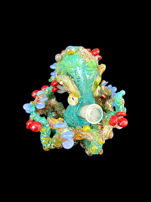 "WoB" - SaraMac Glass - Forest Octopus Rig
