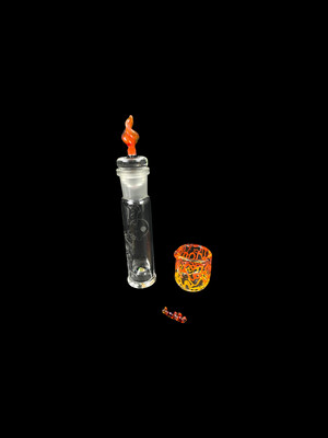 "WoB" - Mikazuki Glass - "Fire Force" Jar Set
