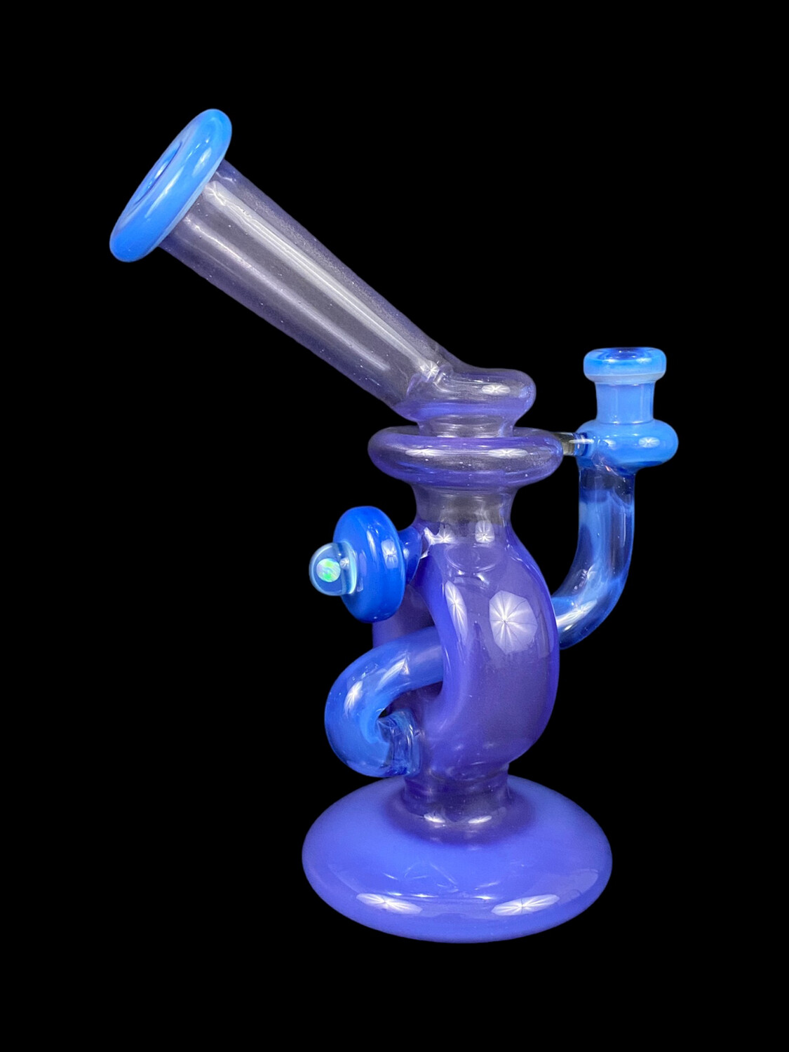 "Tubes and Turbines" Kevlar Glass - V1 Turbine Greasy Purple and Blue