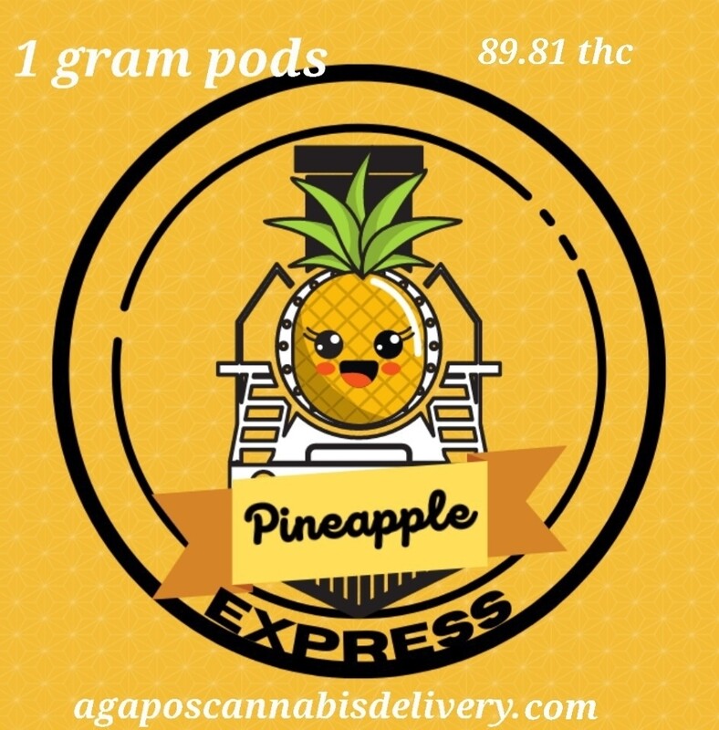 Pineapple express 1 gram for plug and play and ikrusher batteries 