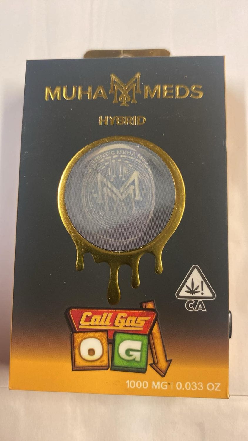 Muha meds cali og 1 gram carts 2 for 40