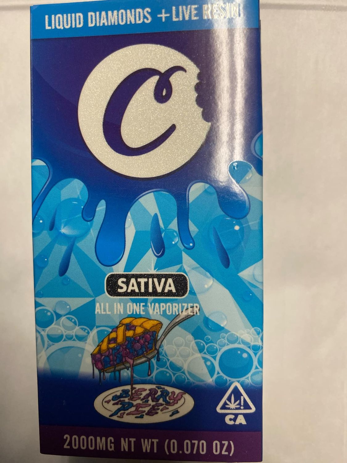 Cookies berry pie sativa 2 gs pods