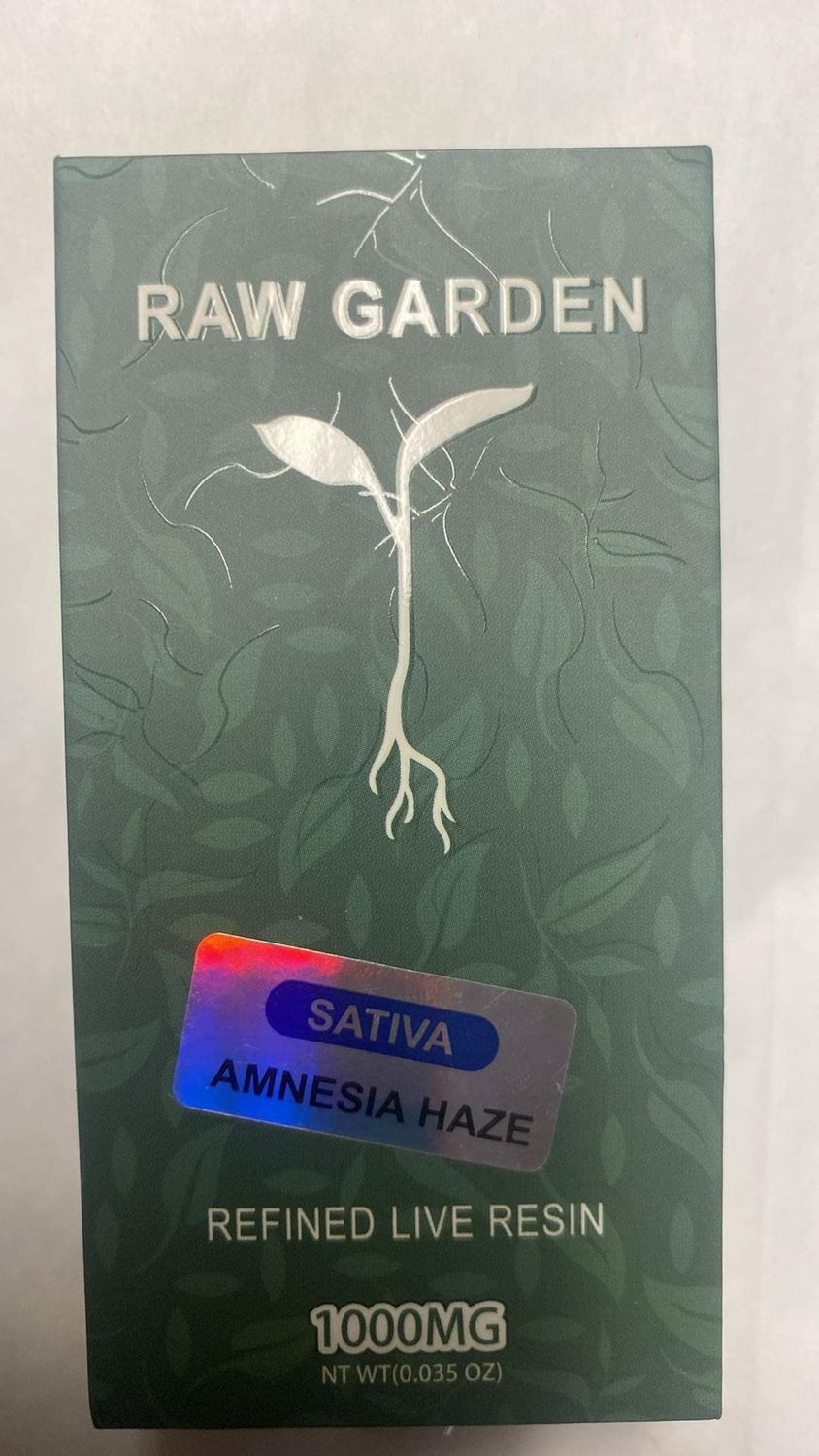 Amnesia  haze. sativa  1 gram disposable raw garden 