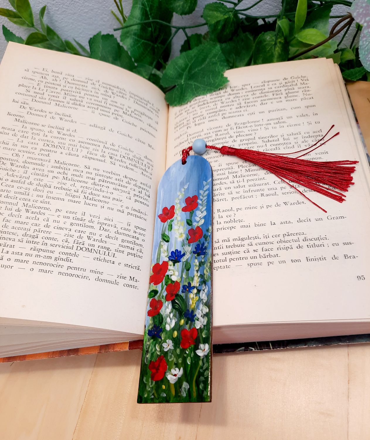 Semn de carte &quot;Camp cu flori&quot; (1)