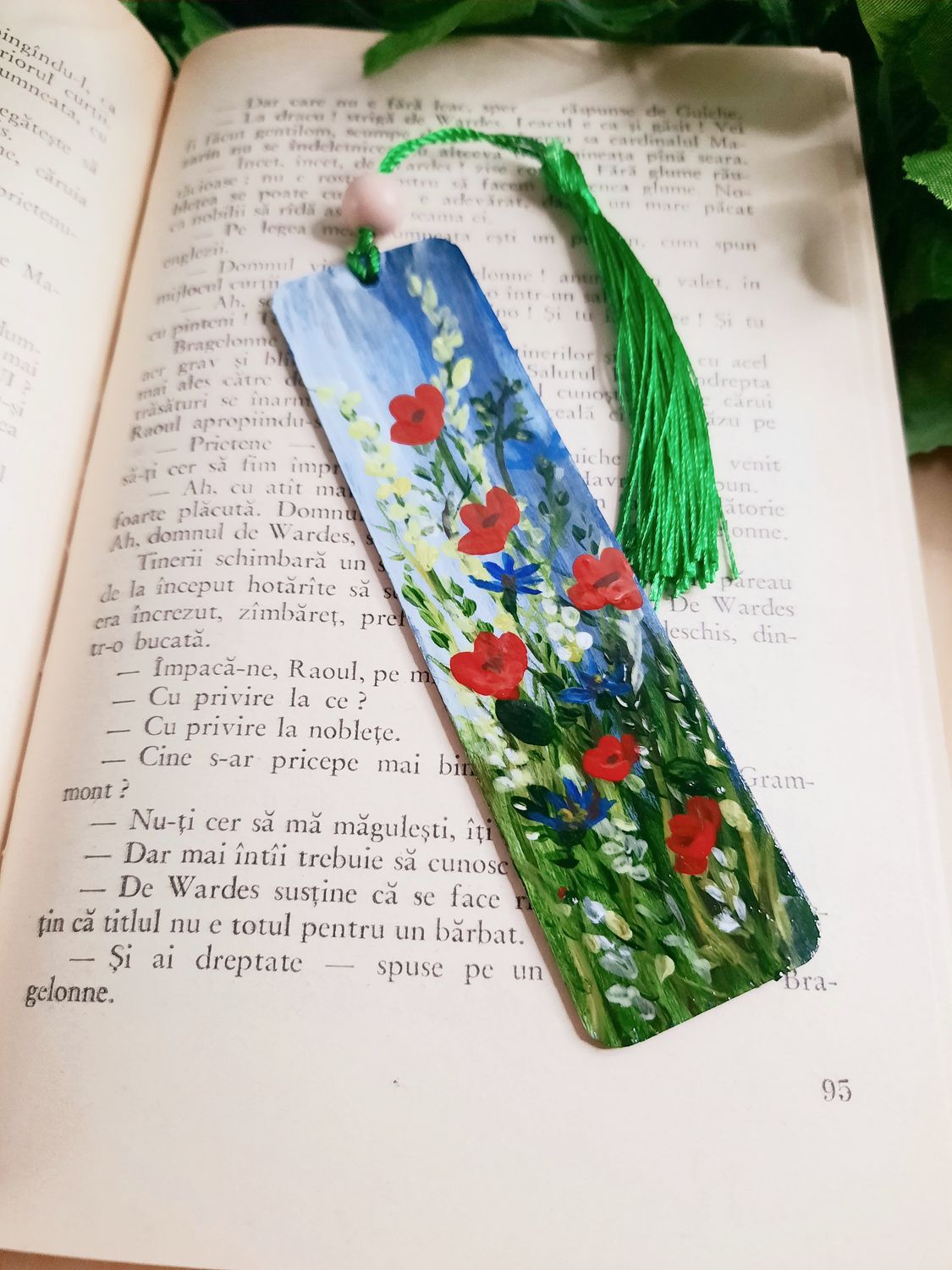 Semn de carte &quot;Camp cu flori&quot; (4)