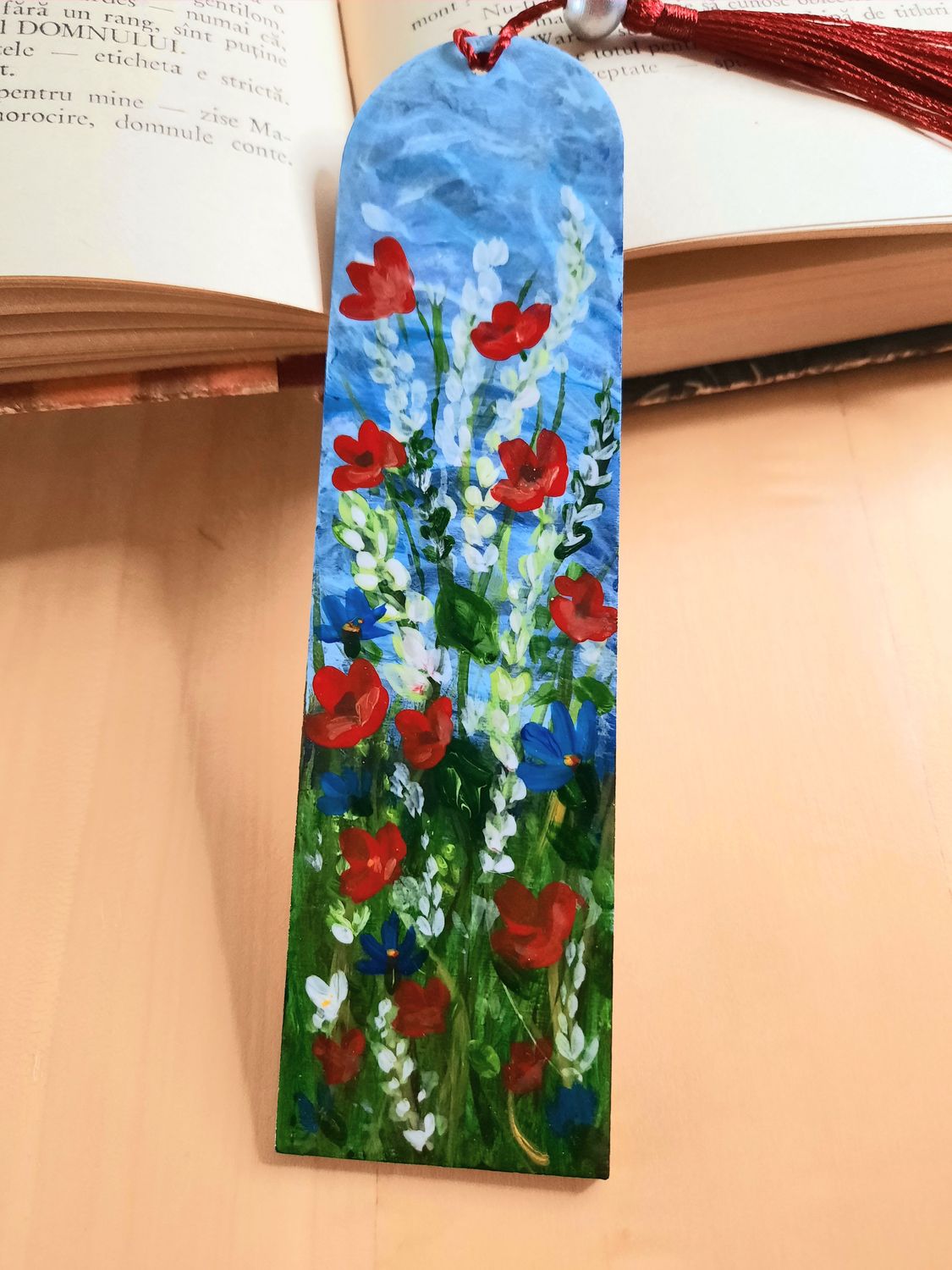 Semn de carte &quot;Camp cu flori&quot; (5)
