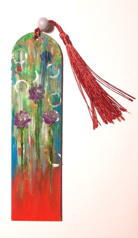 Semn de carte &quot;Floricele mov&quot; (4)