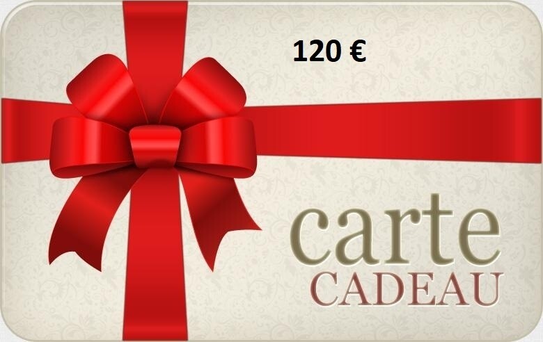 Carte cadeaux 120€