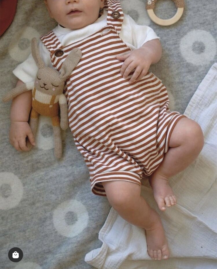 STRIPED ROMPER