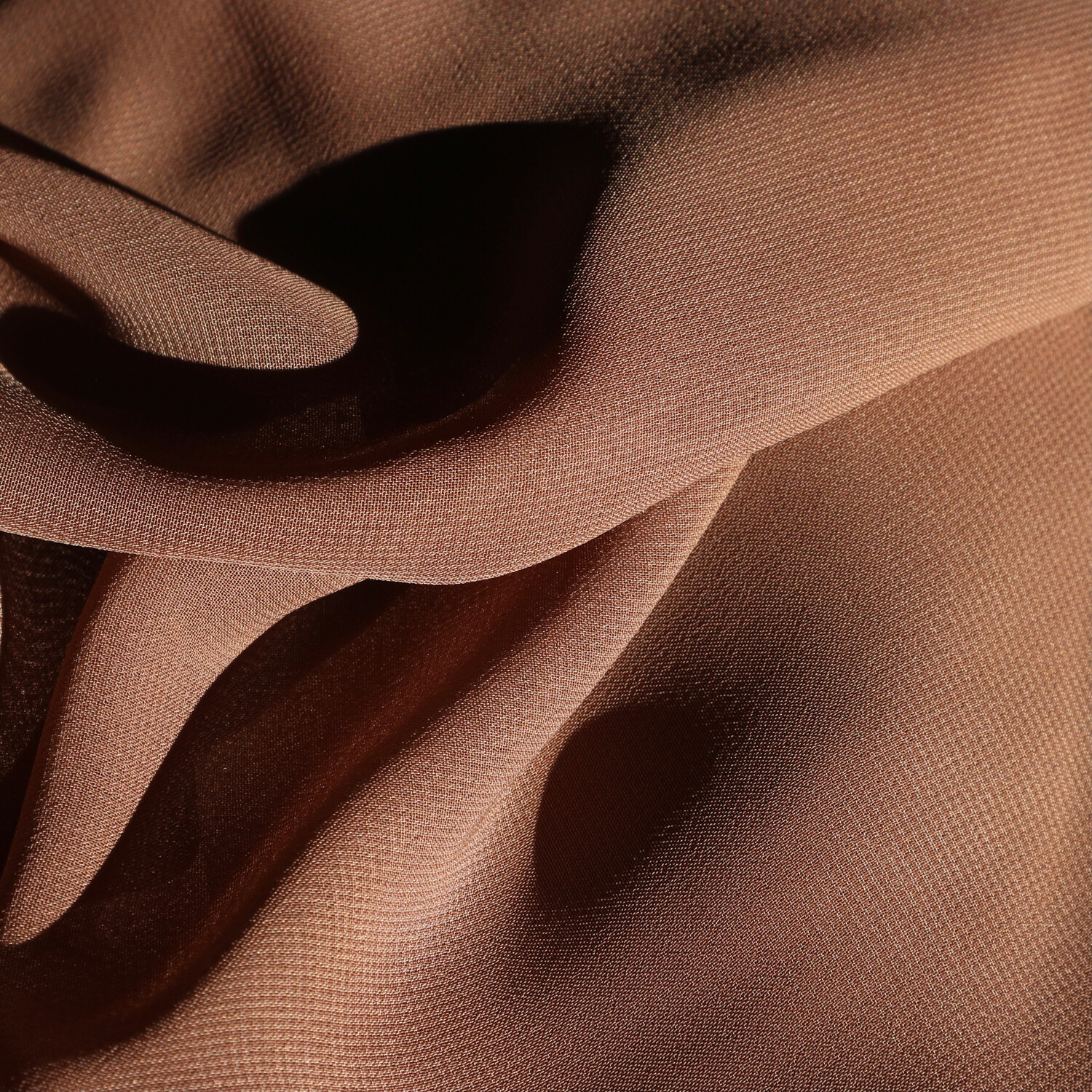 Crepe Chiffon Scarf-Cinnamon