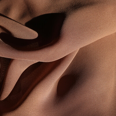 Crepe Chiffon Scarf-Cinnamon