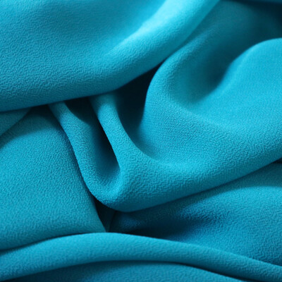 Crepe Chiffon Scarf-Sapphire