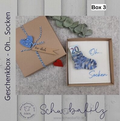 Geschenkbox - Oh... Socken