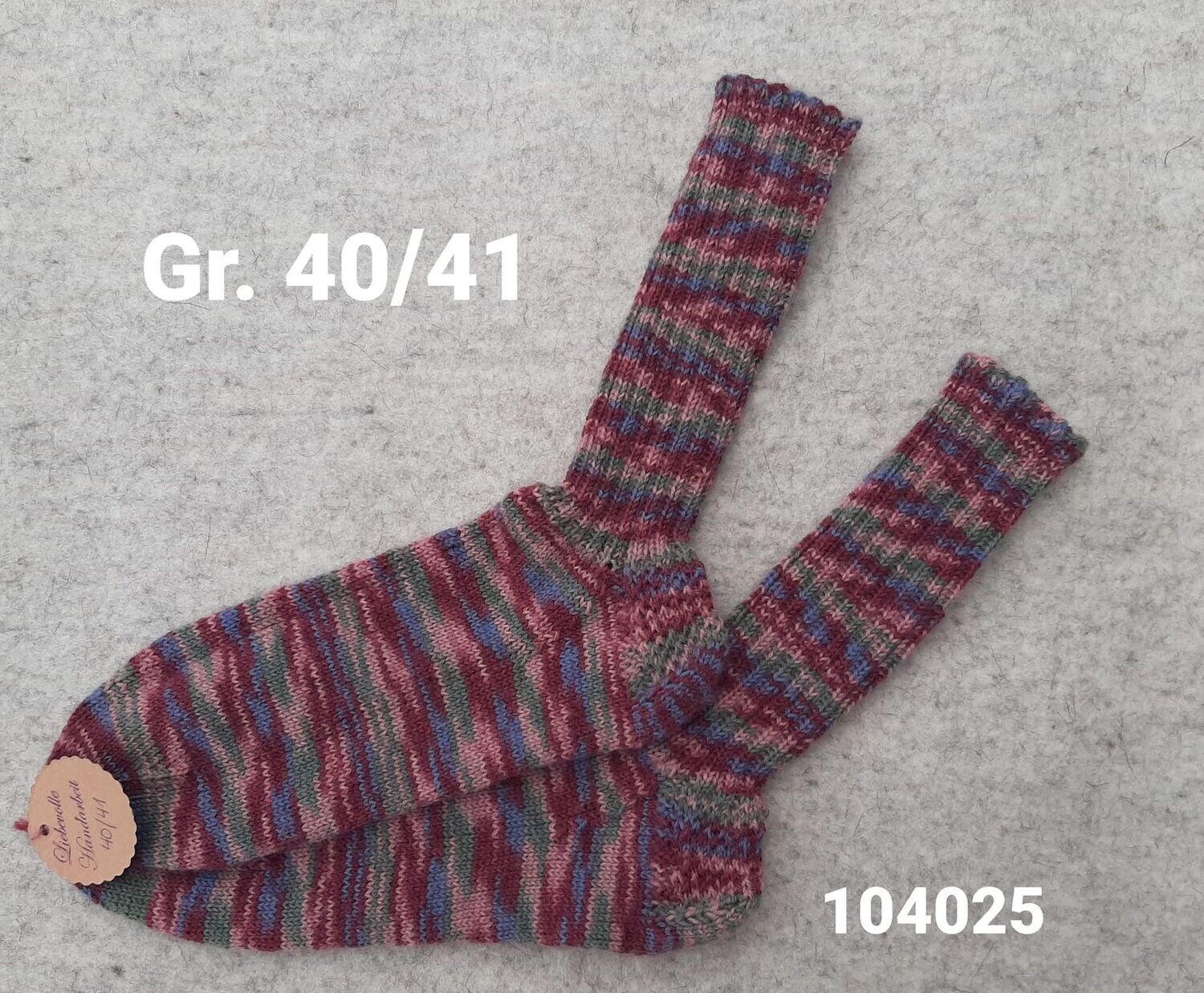 Handgestrickte
Wollsocken Gr. 40/41