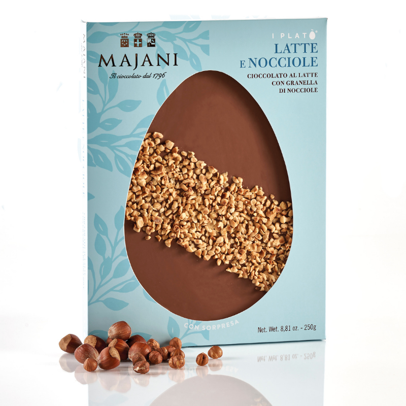 Majani  Plato' - Cioccolato al Latte e Nocciole - 250g