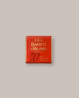 Baratti&Milano - Napolitains 70% Granella di Cacao