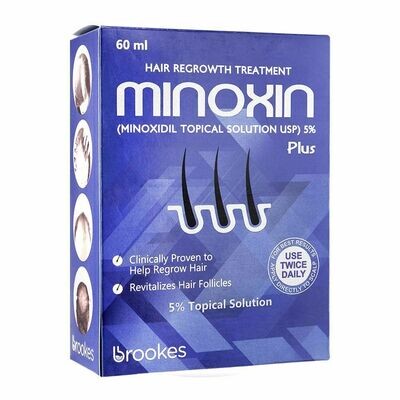Minoxin Minoxidil 5% Extra Strength Men Hair Regrowth Solution Free Shipping