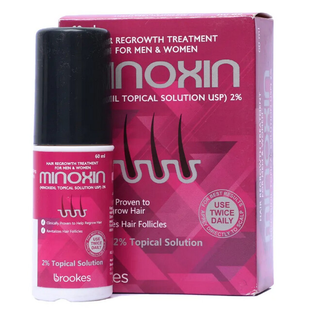Minoxin Minoxidil 2% Extra Strength Men Hair Regrowth Solution Free Shipping