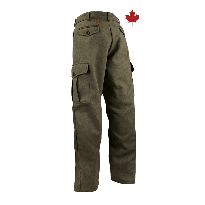 80% Merino Cargo Pants Green