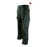 Green 80% Recycled Wool Cargo Pants