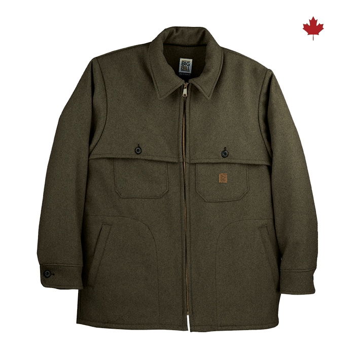 Mérino Wool Coat Green