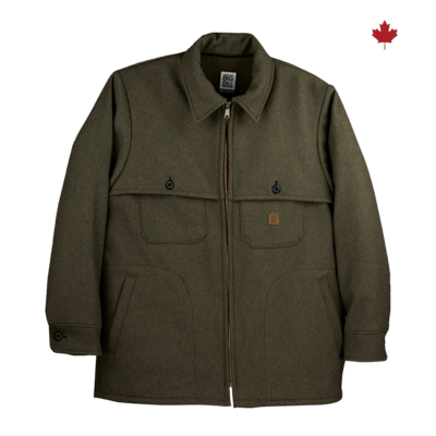 Mérino Wool Coat Green