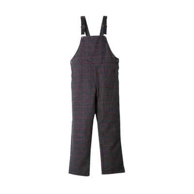 100% Charcoal Wool Overalls