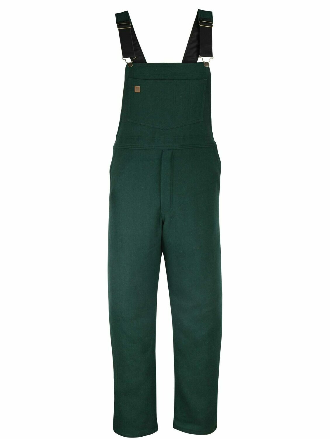 80% Recycled Wool Overalls Green
