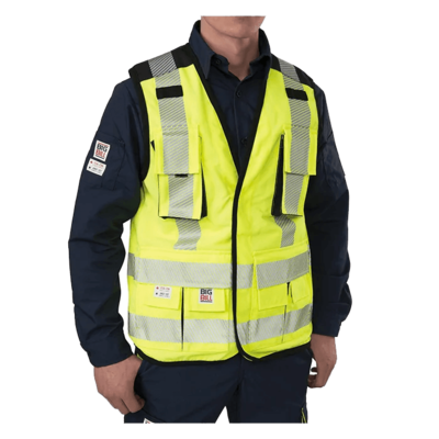 RIPSTOP HIGH VISIBILITY S / SLEEVE VEST