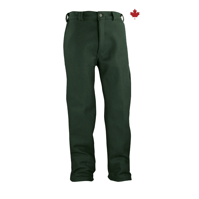80% GREEN WOOL TROUSERS