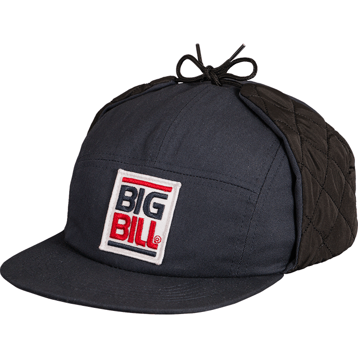 Cotton Twill Ear Flap Cap Navy