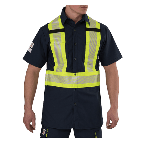 High Visibility Short-Sleeve Ripstop Shirt