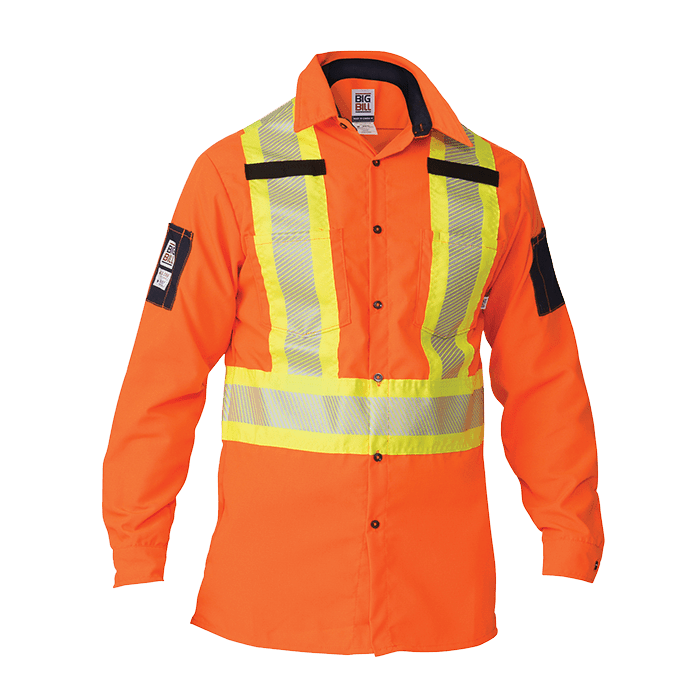 HIGH VISIBILITY LONG-SLEEVE RIPSTOP SHIRT