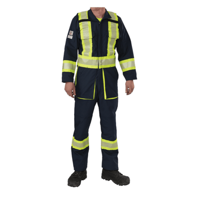HIGH VISIBILITY RIPSTOP COVERALL