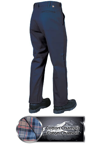 PANTALON DE TRAVAIL MARINE DOUBLÉ FLANELLE
